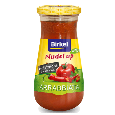 Birkel Nudel up Arrabbiata Erntefrische Tomaten