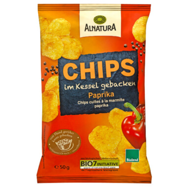 Alnatura Chips im Kessel gebacken Paprika 50g
