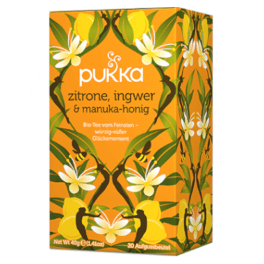 Pukka Herbs Pukka Bio-Tee Zitrone, Ingwer & Manuka-Honig