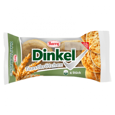 Dinkel-Toastbrötchen