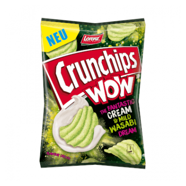 Crunchips WOW Cream & Mild Wasabi