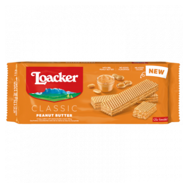 Loacker Classic Waffel Peanut Butter