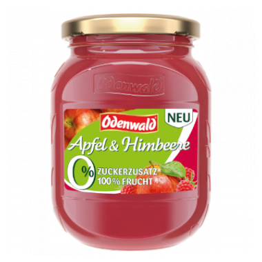 Odenwald Apfel-Himbeermus ohne Zuckerzusatz