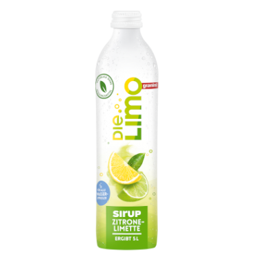 Die Limo Sirup Zitrone-Limette