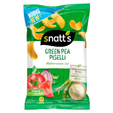 Green Pea Snack Mediterranean style