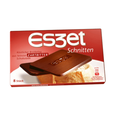 Eszet Eszet-Schnitten Zartbitterschokolade