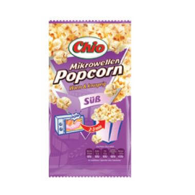 Mikrowellen Popcorn süß