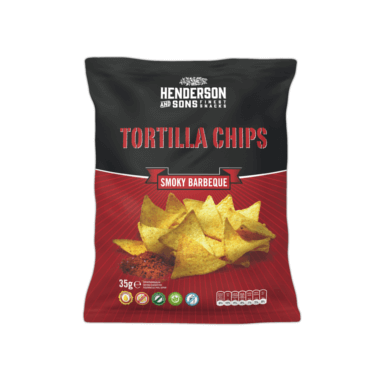 HENDERSON AND SONS Tortilla Chips Smokey Barbeque