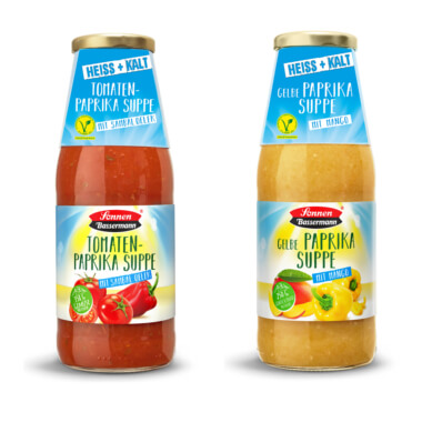 Tomaten-Paprika & Gelbe Paprika Suppe
