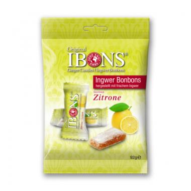 Kaubonbons Ingwer-Zitrone