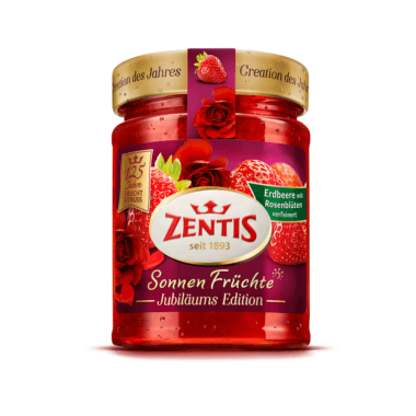 Zentis Jubiläums Edition "Erdbeere Rosenblüte"