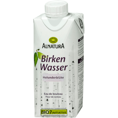 Alnatura Birkenwasser mit Holunderblüte
