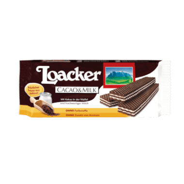 Loacker classic Waffel Cacao&Milk 90g