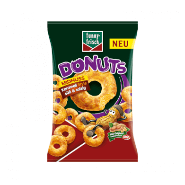 funny-frisch Donuts Erdnuss Karamell Style süß & salzig