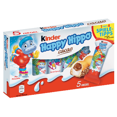 kinder Happy Hippo cacao Winterspaß