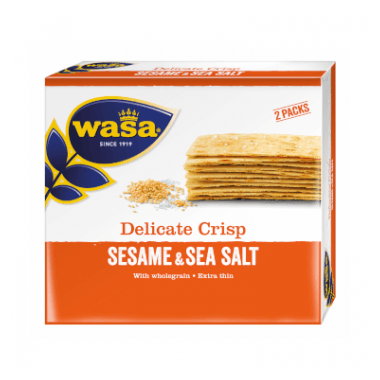Wasa Wasa Delicate Crisp Sesame & Sea Salt