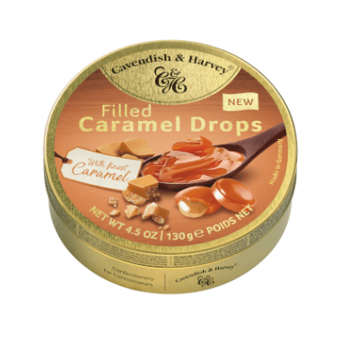 Cavendish & Harvey Caramel Drops filled with finest Caramel