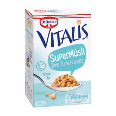 Vitalis SuperMüsli ohne Zuckerzusatz