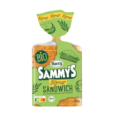 Sammy ́s Bio Körner Sandwich 375 g