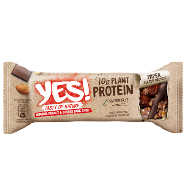 YES! Protein-Riegel Erdnuss, Mandel & dunkle Schokolade