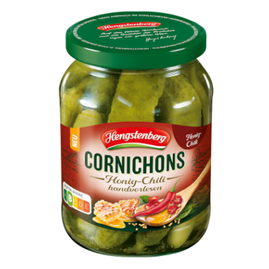 Cornichons Honig-Chili