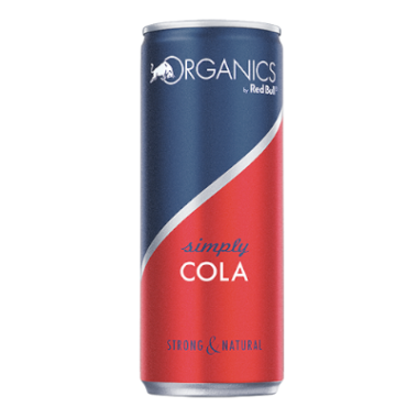 The ORGANICS Simply Cola by Red Bull