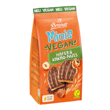 Brandt Mini-Zwieback Vegan Hafer & Kakao-Nuss