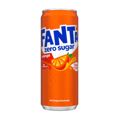 Fanta Orange Zero Sugar 330 ml Dose