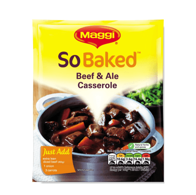 Maggi So Baked Beef & Ale Casserole