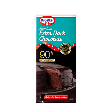 Dr. Oetker Premium 90% Extra Dark Chocolate