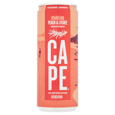 Cape Sparkling Peach & Lychee with Rooibos Tea