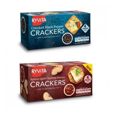 Ryvita Crackers Black Pepper / Spiced Apple Chutney