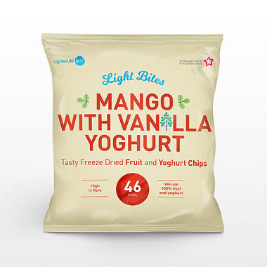 Light Bites Mango with Vanilla Yoghurt Fruit Chips