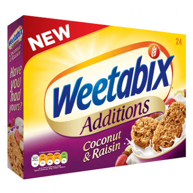 Weetabix Additions - Coconut & Raisin