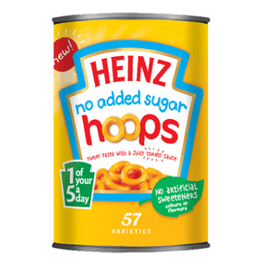 Heinz No Added Sugar Hoops