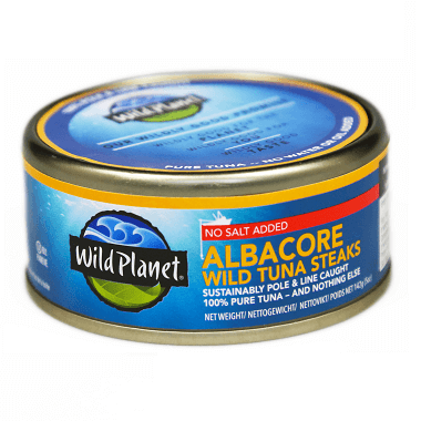 Albacore Wild Tuna Steaks - No Salt Added