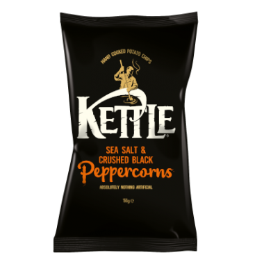 KETTLE® Chips Sea Salt & Crushed Black