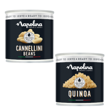 Drained Quinoa / Cannellini Beans