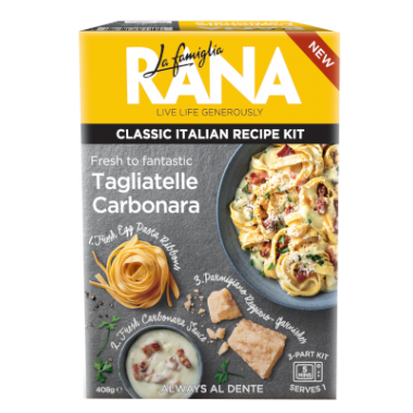La Famiglia Rana Recipe Kit Tagliatelle Carbonara