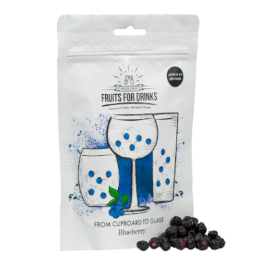 Fruits for Drinks Freeze dried blueberry drinks garnish