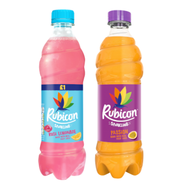 Rubicon Sparkling Rose Lemonade, Rubicon Sparkling Passion Fruit