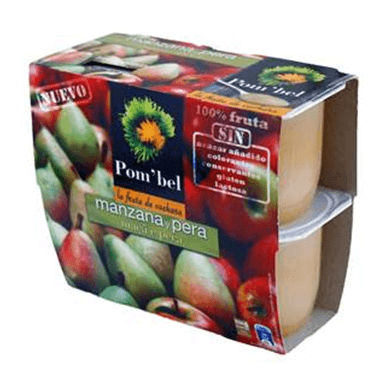 Pom’bel Puré de Manzana y Pera