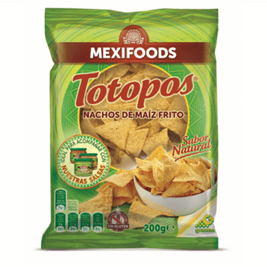 Totopos sabor natural