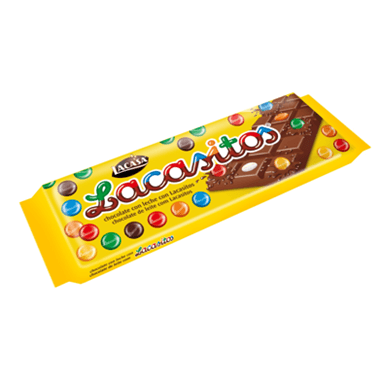 Lacasa Tableta de chocolate con Lacasitos