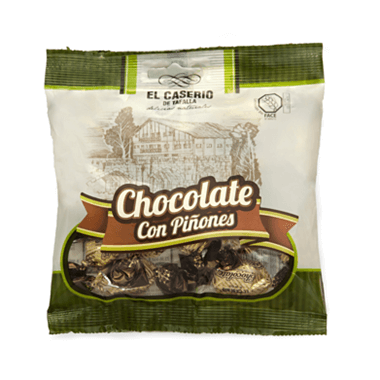 El Caserío de Tafalla Toffers Chocolate con Piñones