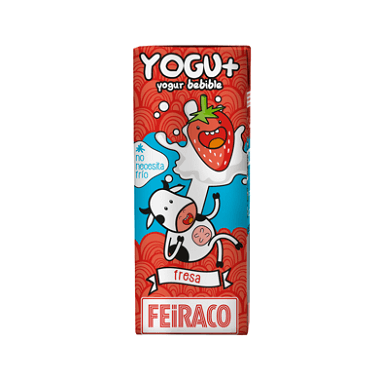 Feiraco Yogu+ Yogur Bebible Fresa
