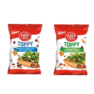 Frit Ravich Toppy - Arándanos rojos | Nueces con papaya
