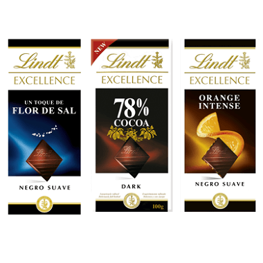 Lindt Excellence - 78% Cocoa | Flor de Sal | Orange