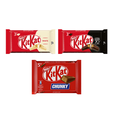 KitKat Dark 70% | White | Chunky