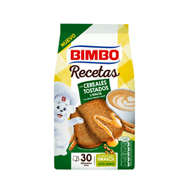 Bimbo Recetas Tostadas Cereales Tostados y Malta
